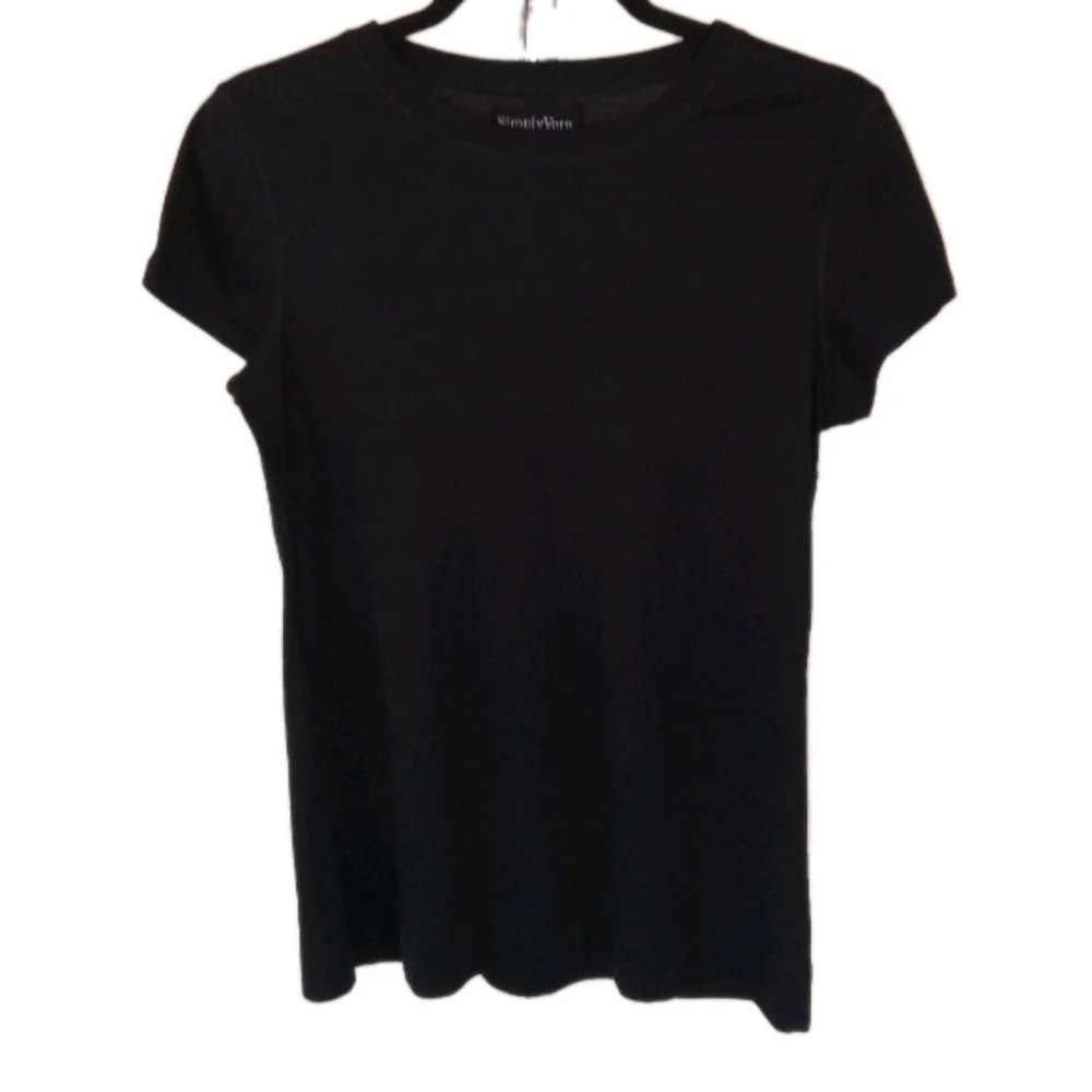 Simply Vera Vera Wang Black Pullover Large - Picture 1 of 10